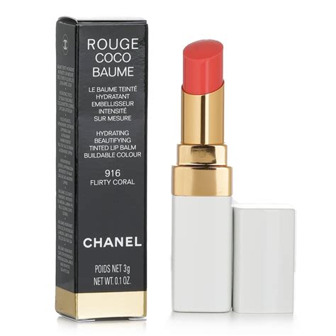 chanel coral red|chanel rouge coco baume color.